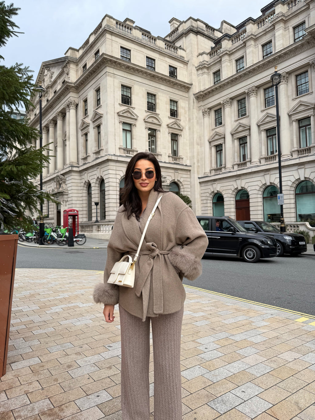 The Luxe Coat – Soft Oat Beige (100% Wool)