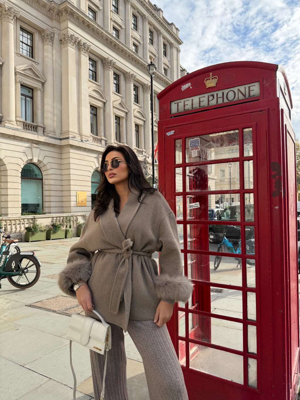 The Luxe Coat – Soft Oat Beige (100% Wool)