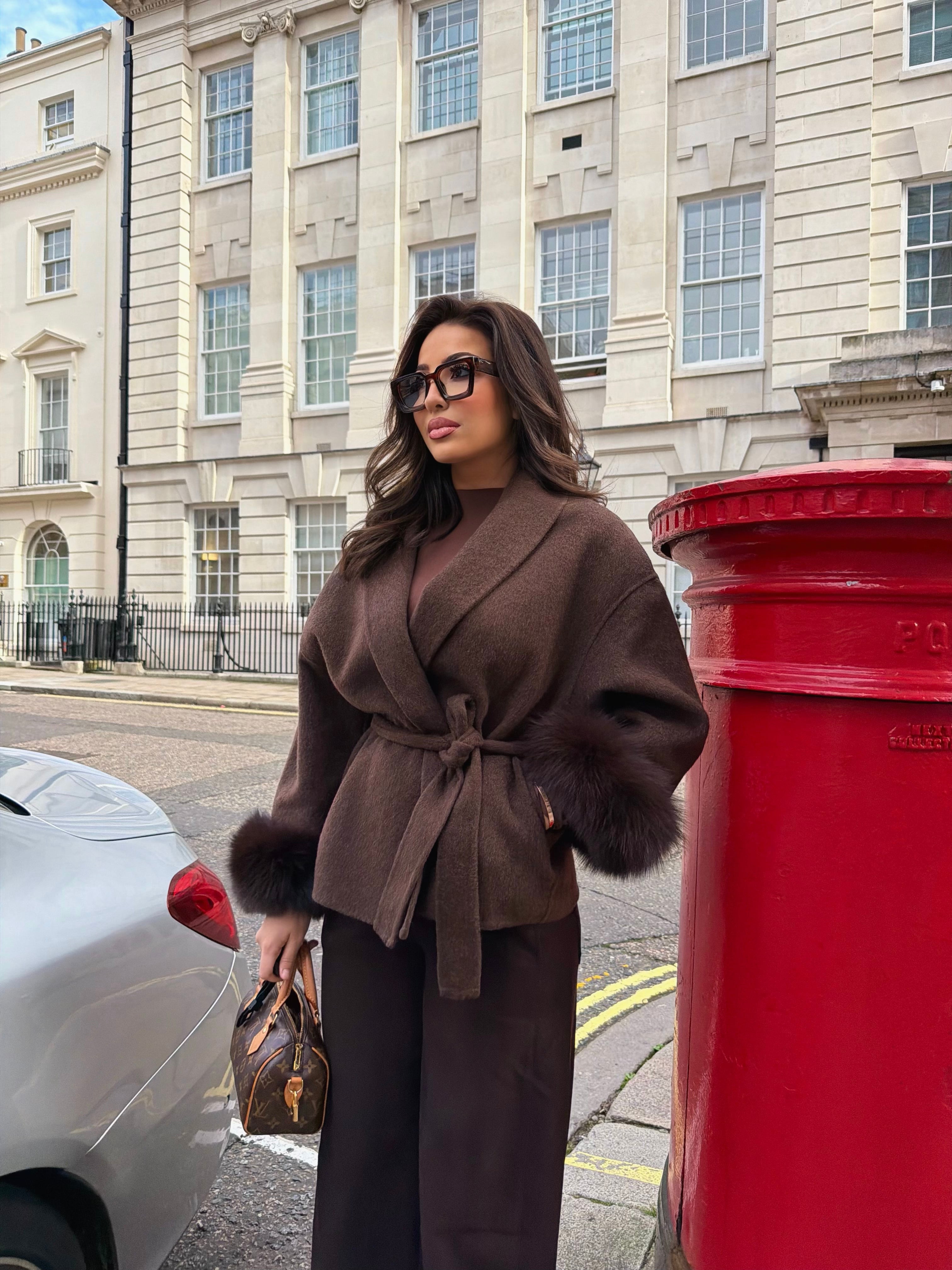 The Luxe Coat – Luxe Mocha Brown (100% Wool)