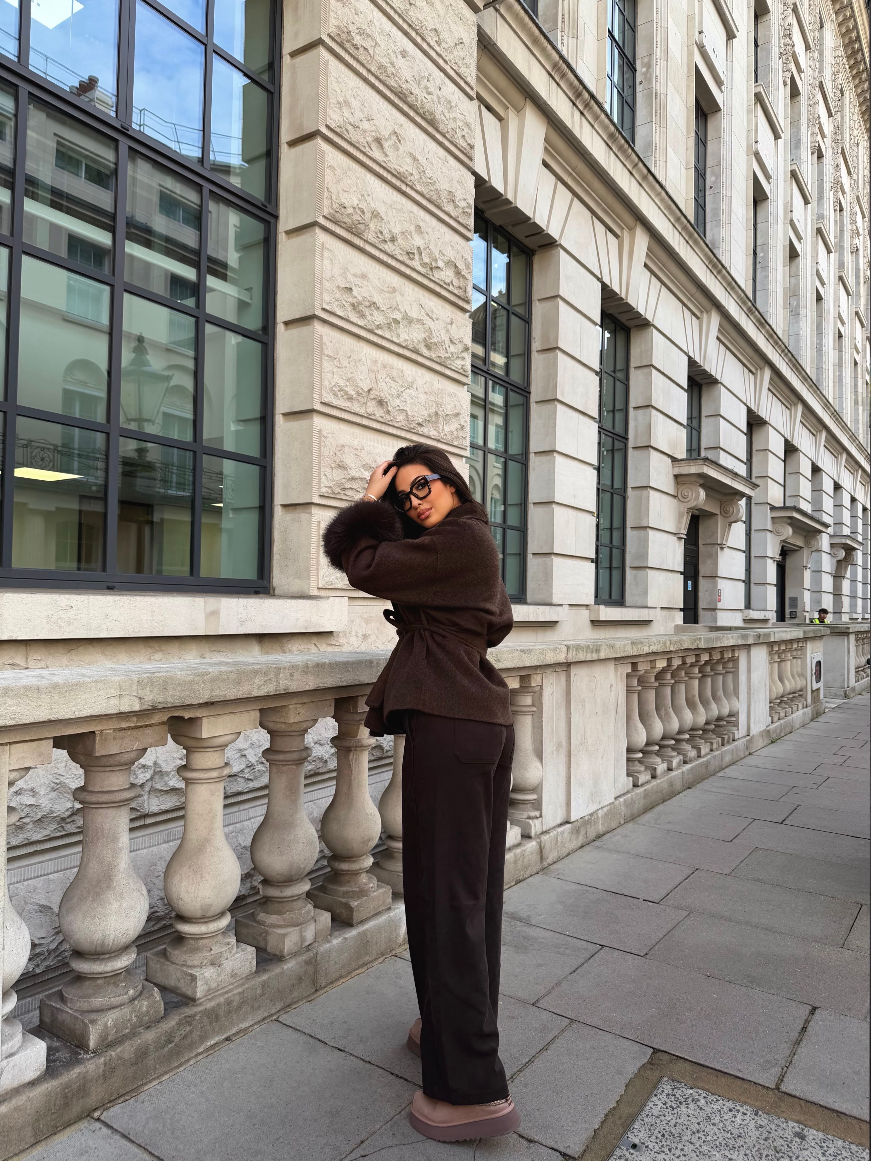 The Luxe Coat – Luxe Mocha Brown (100% Wool)