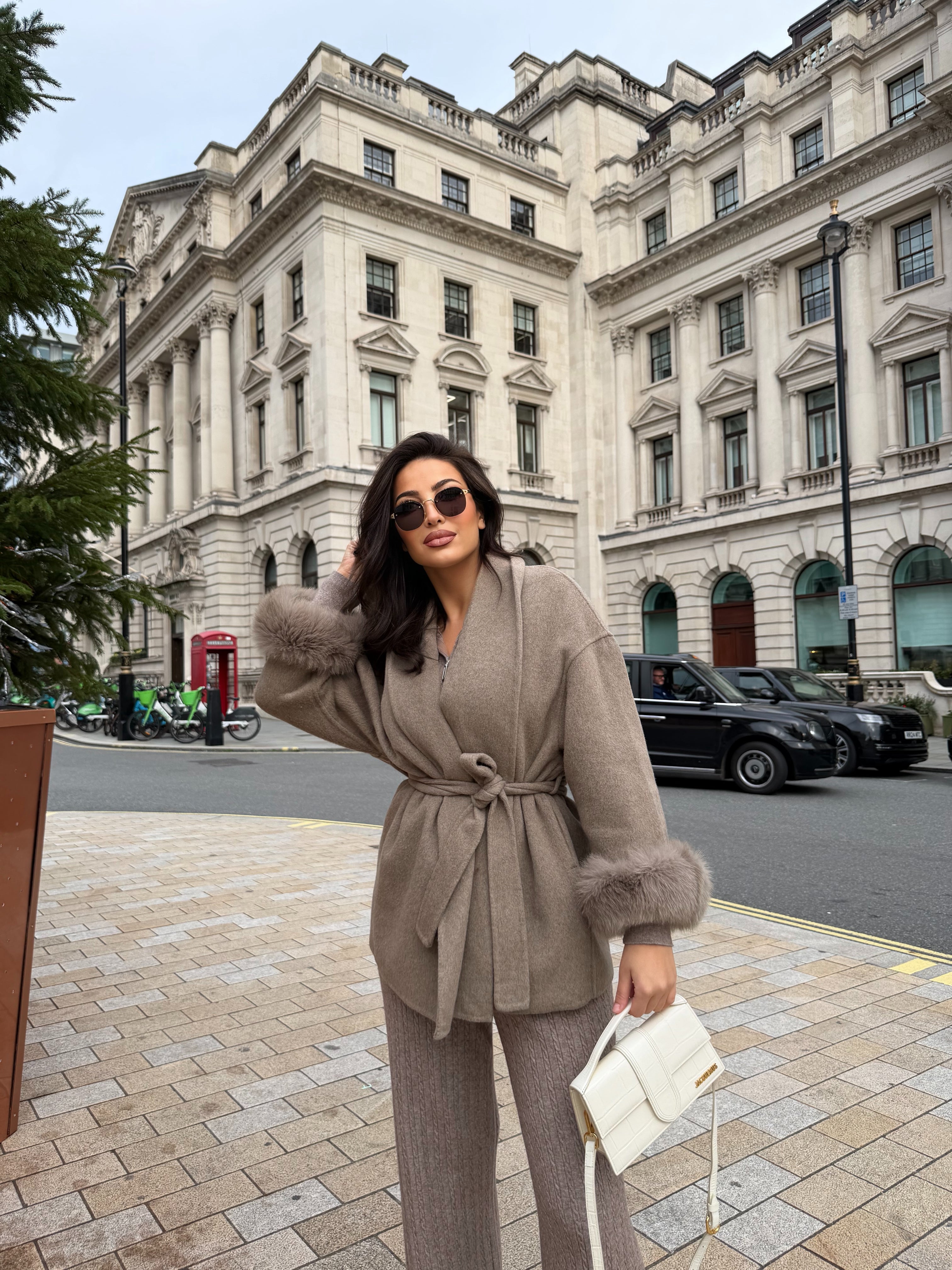 The Luxe Coat – Soft Oat Beige (100% Wool)