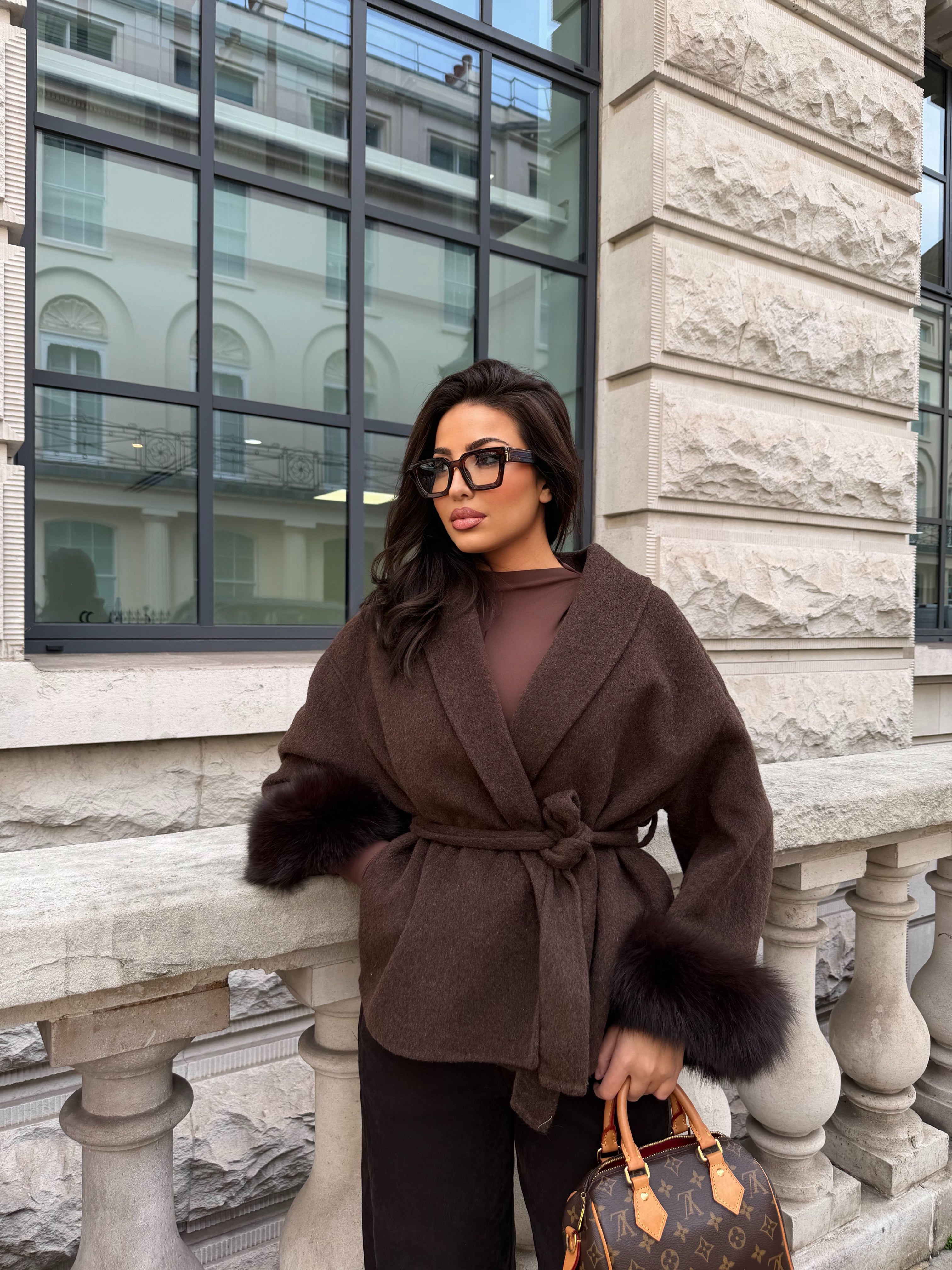 The Luxe Coat – Luxe Mocha Brown (100% Wool)