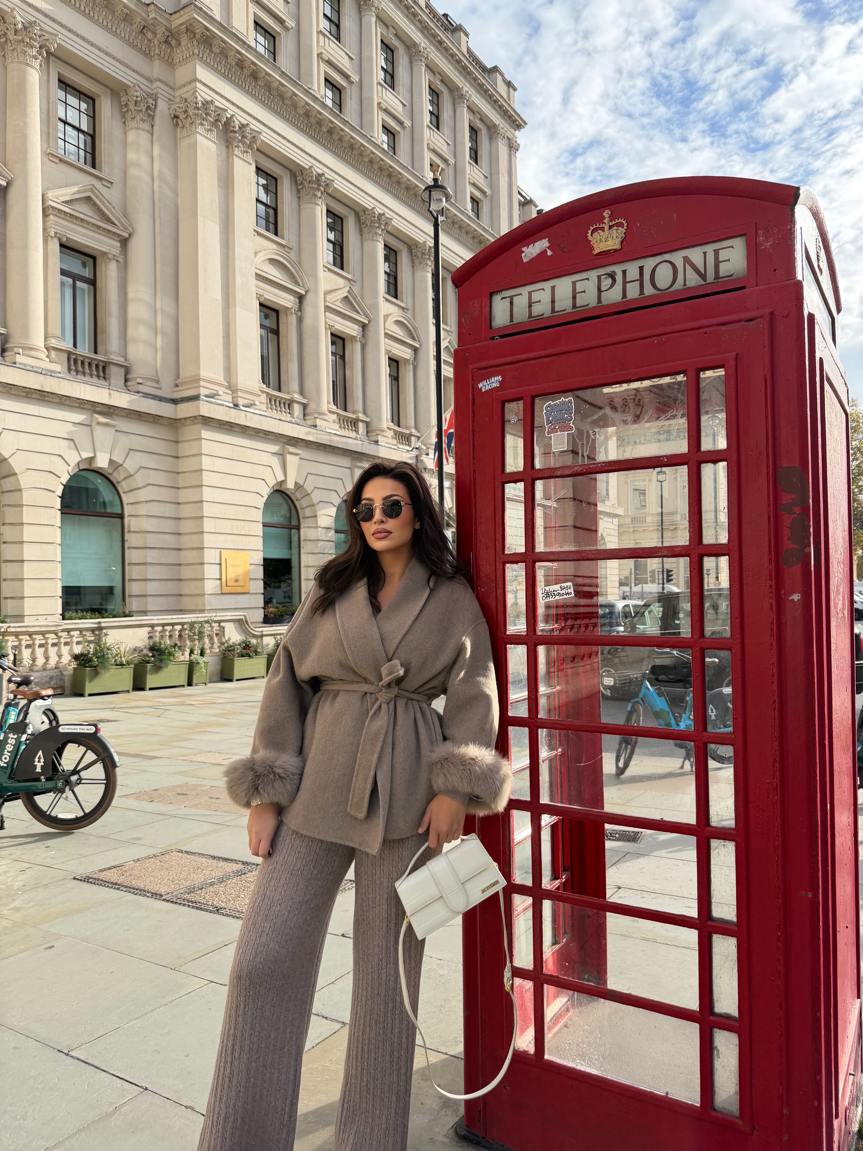 The Luxe Coat – Soft Oat Beige (100% Wool)